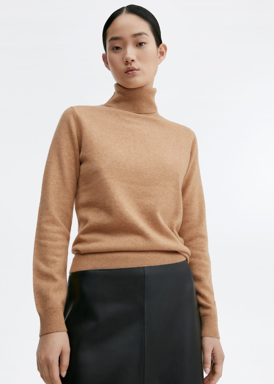 100% cashmere turtleneck sweater - Laurel Morgan