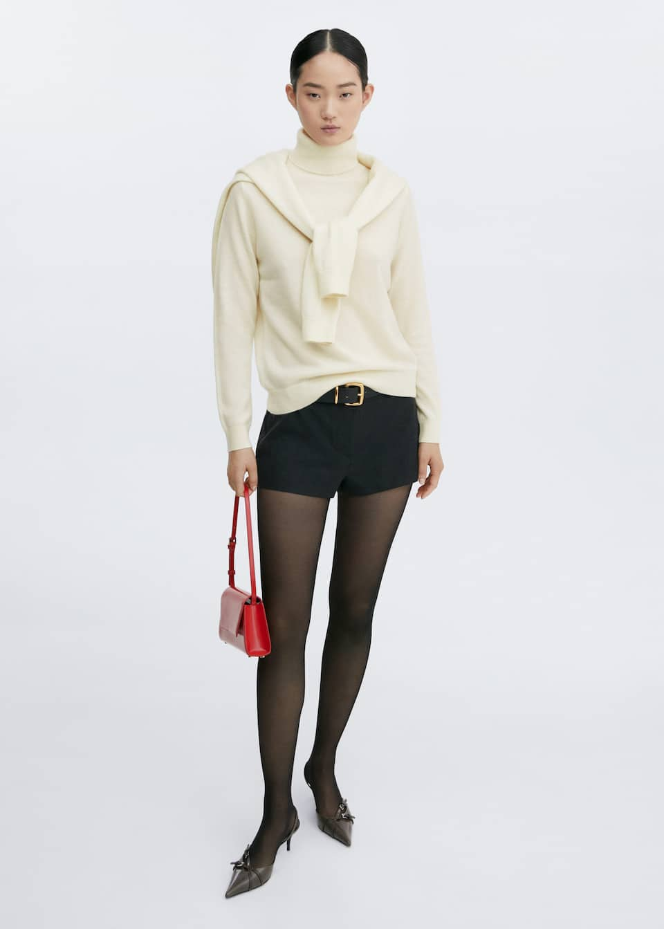 100% cashmere turtleneck sweater - Laurel Morgan