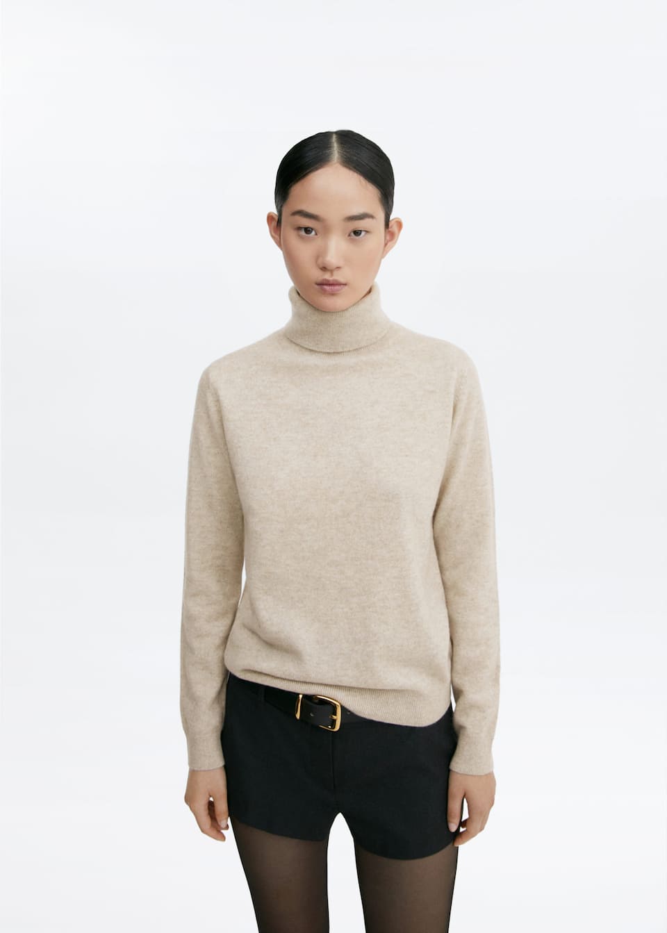 100% cashmere turtleneck sweater - Laurel Morgan