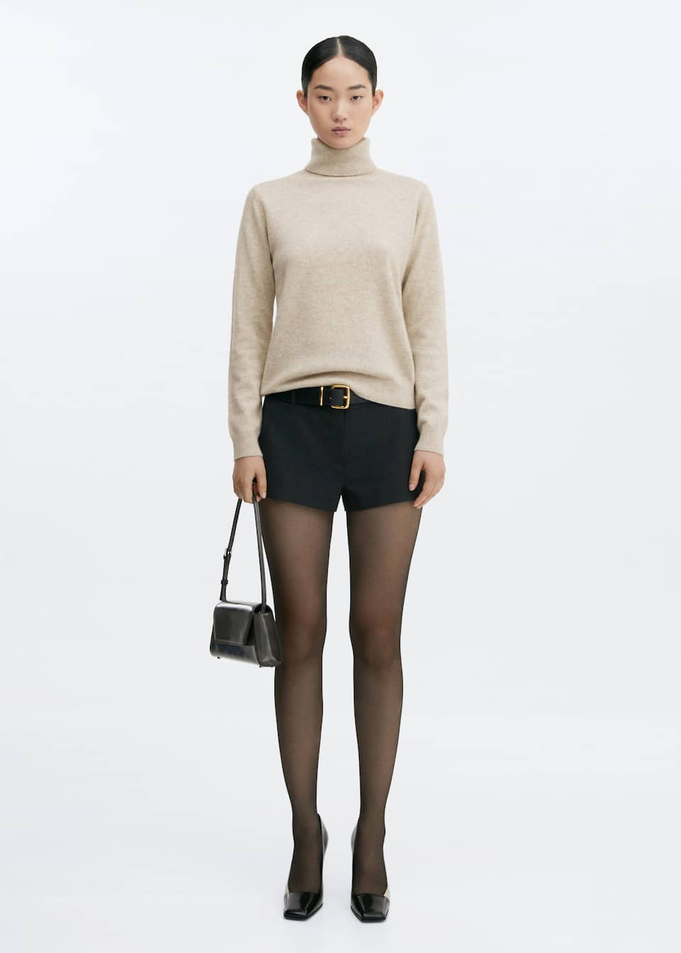 100% cashmere turtleneck sweater - Laurel Morgan