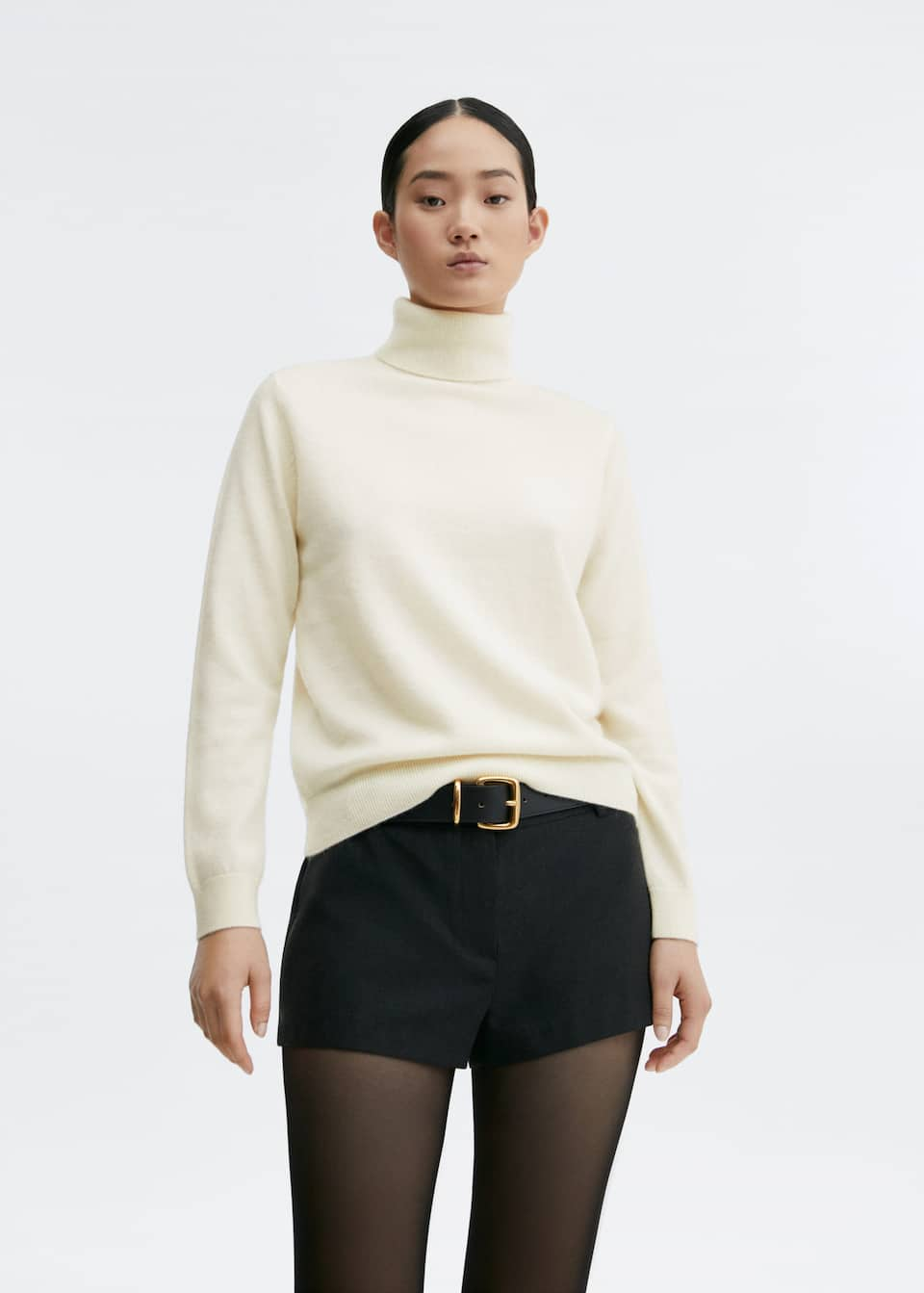 100% cashmere turtleneck sweater - Laurel Morgan