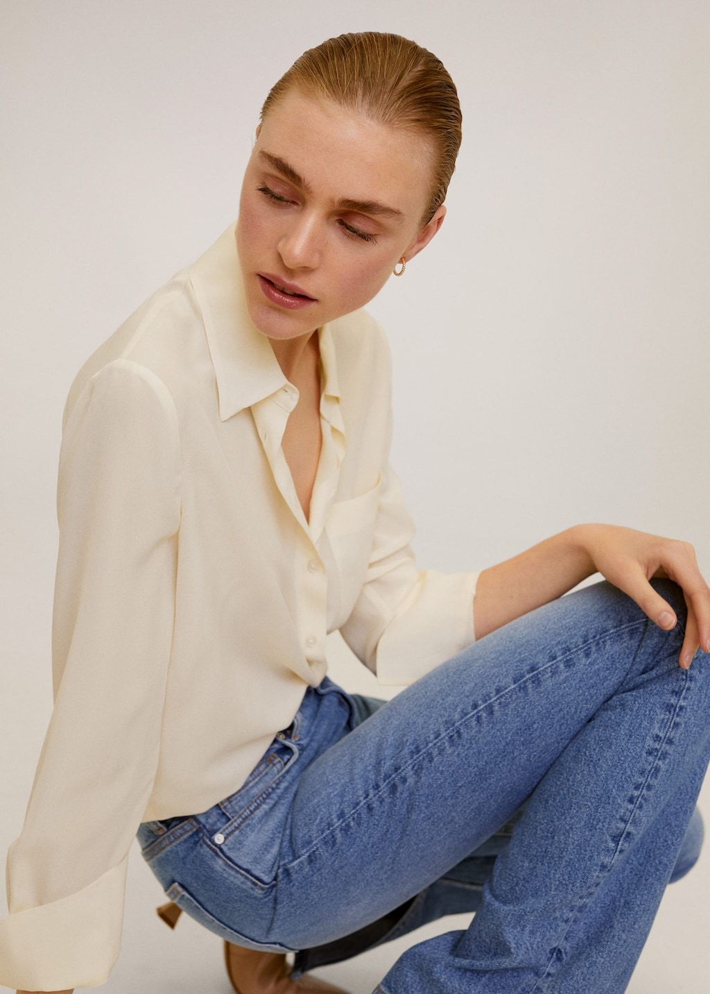 100% silk shirt - Laurel Morgan