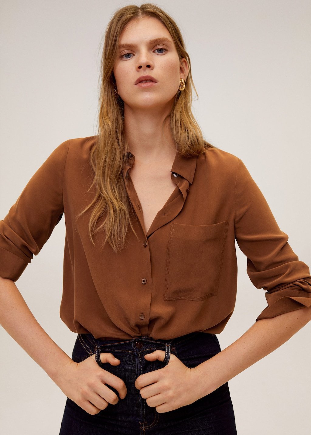 100% silk shirt - Laurel Morgan