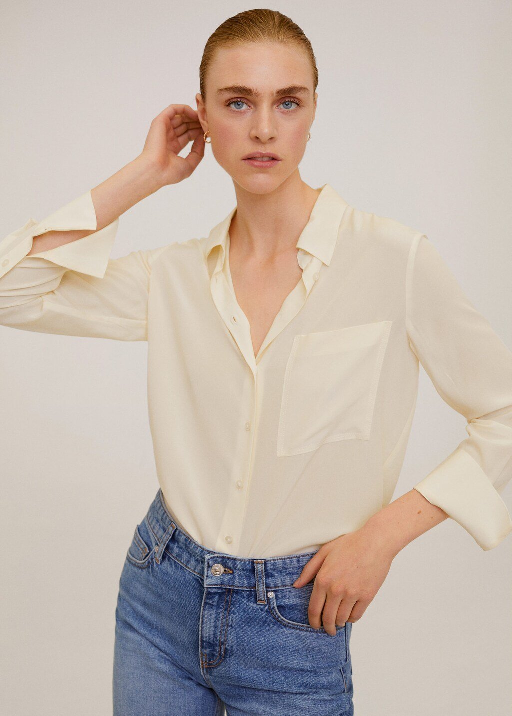 100% silk shirt - Laurel Morgan