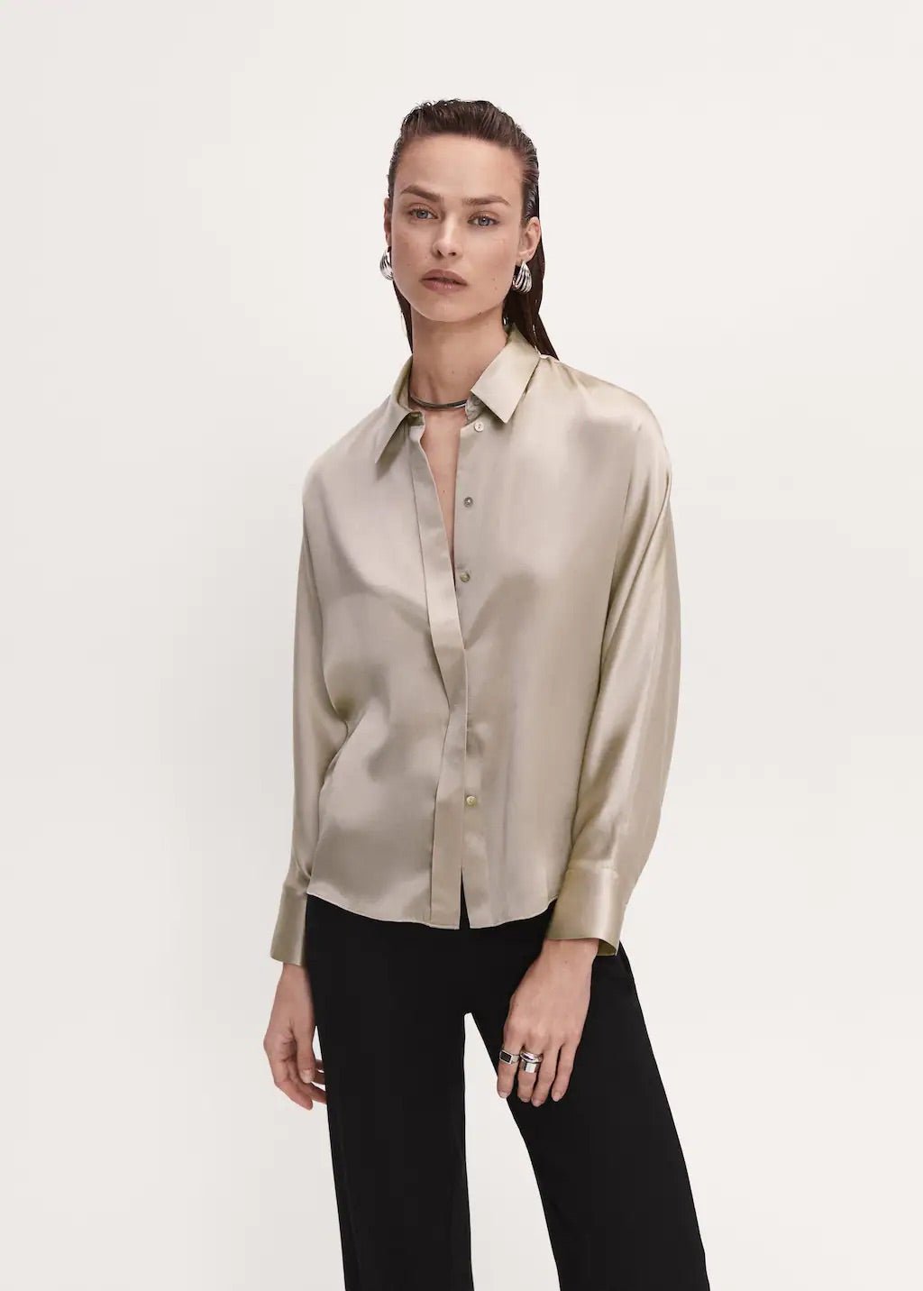 100% silk shirt - Laurel Morgan