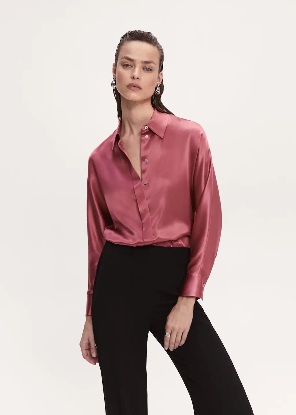 100% silk shirt - Laurel Morgan