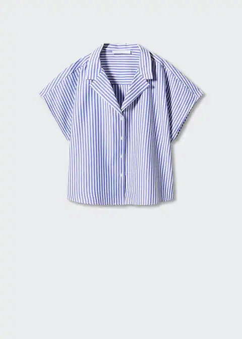 Short sleeve striped shirt