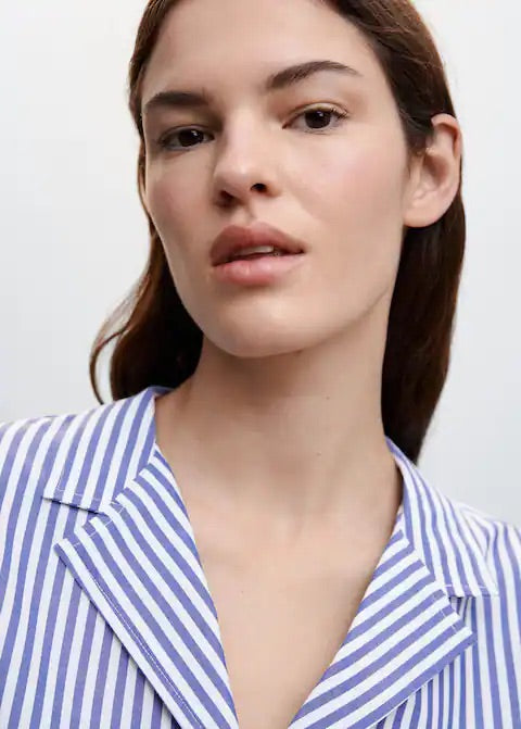 Short sleeve striped shirt