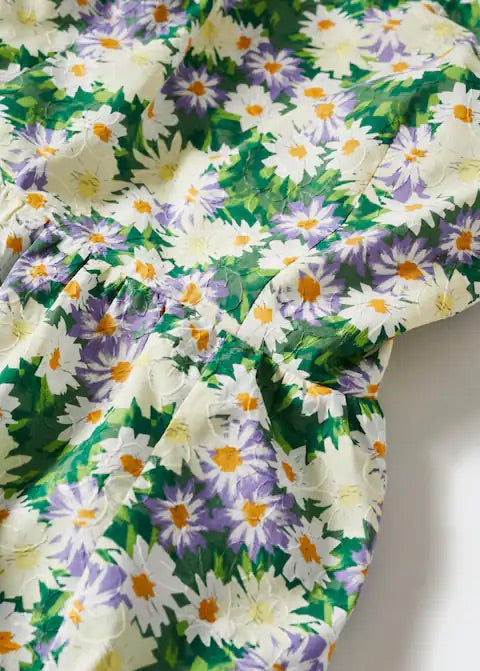 Flower print dress