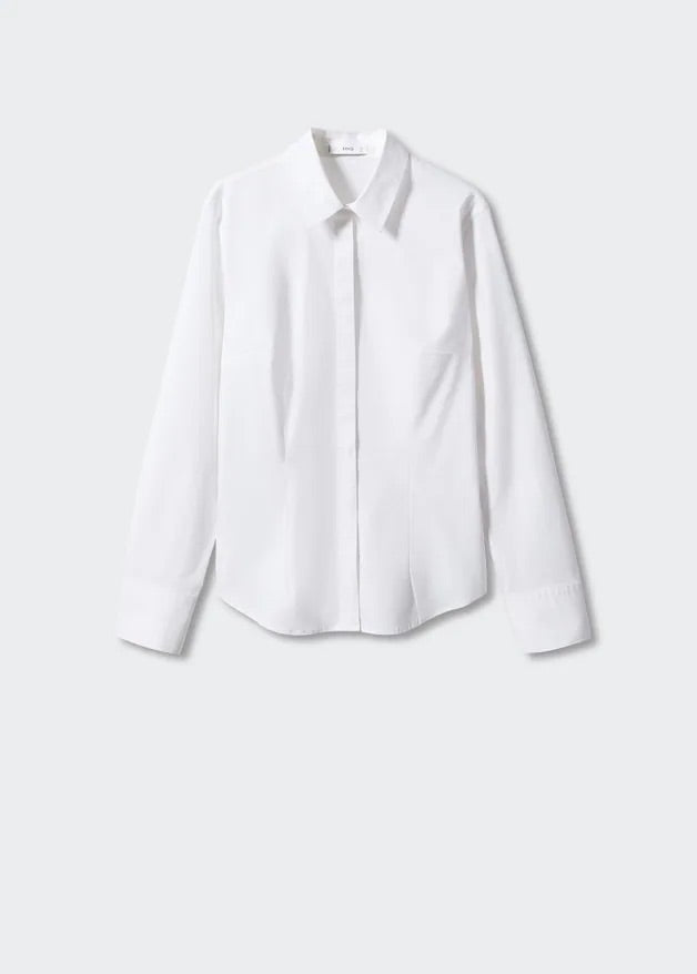 Essential cotton-blend shirt