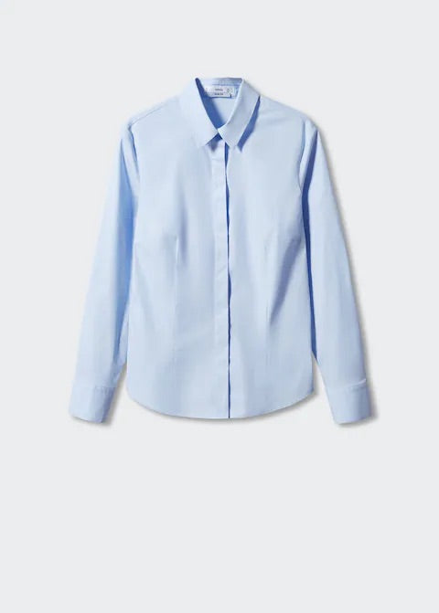 Essential cotton-blend shirt