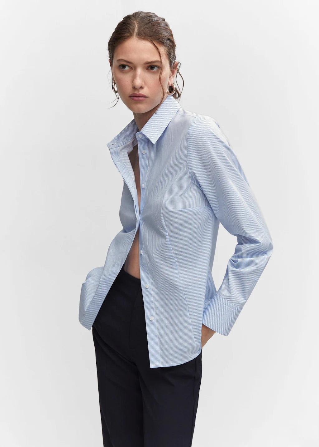 Essential cotton-blend shirt