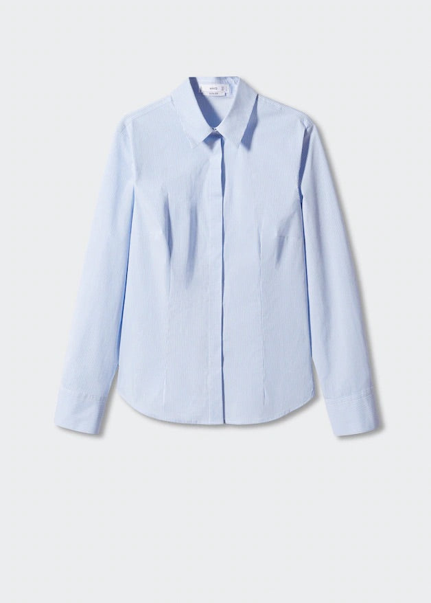 Essential cotton-blend shirt