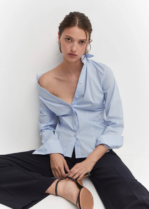 Essential cotton-blend shirt