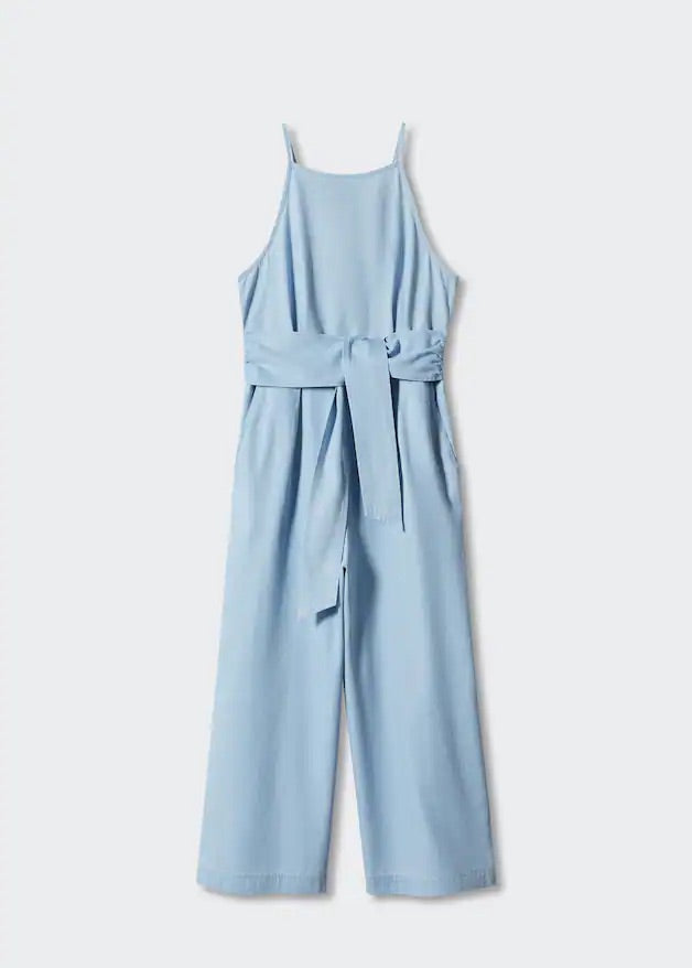 Bow detail jumpsuit