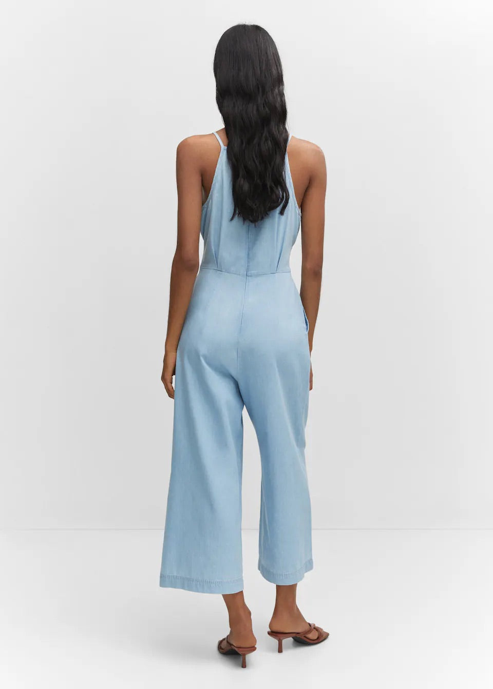 Bow detail jumpsuit