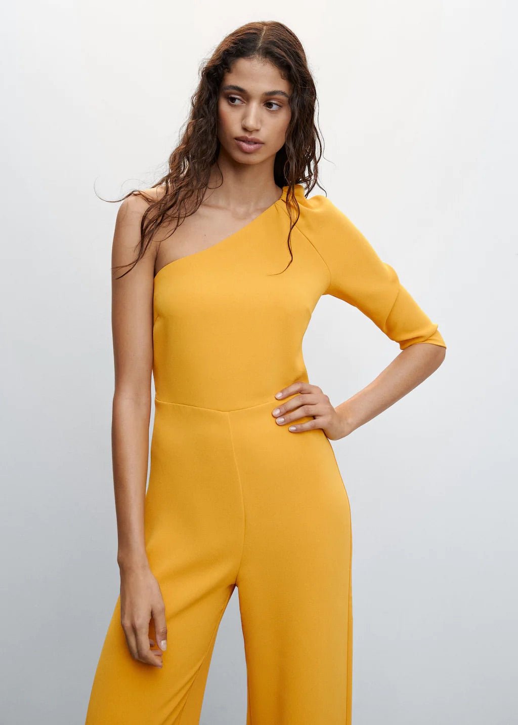 Asymmetric long jumpsuit - Laurel Morgan