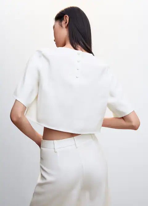 Back button blouse - Laurel Morgan