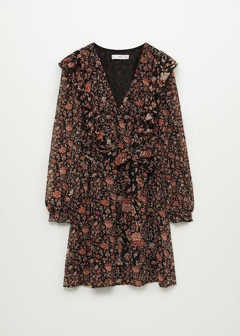 Belt floral dress - Laurel Morgan