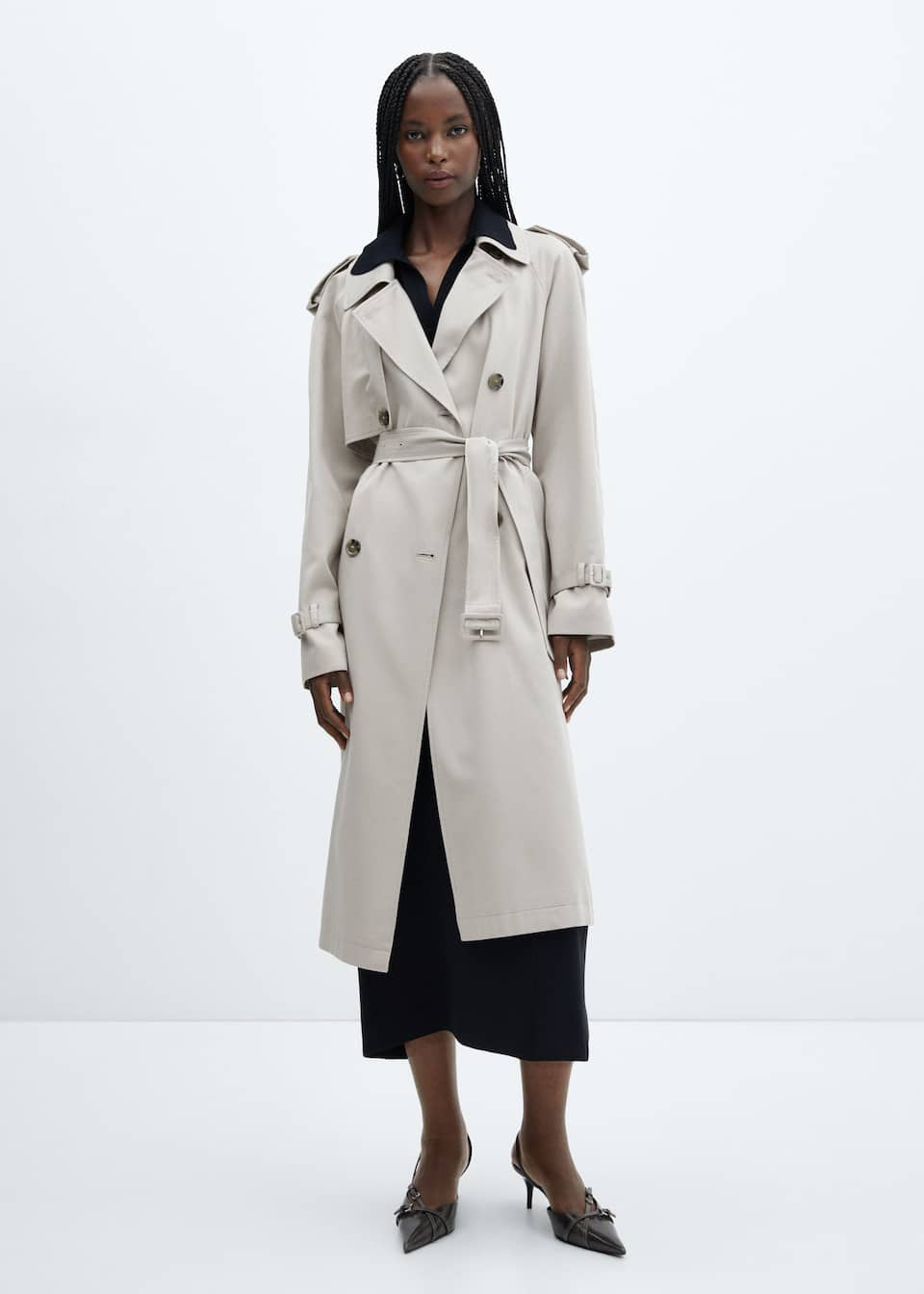 Belt flowy trench - Laurel Morgan