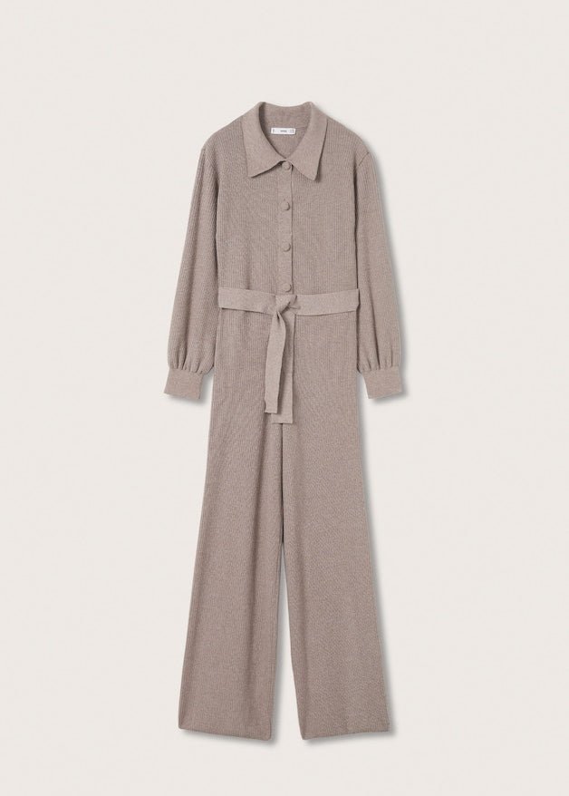 Belt long jumpsuit - Laurel Morgan