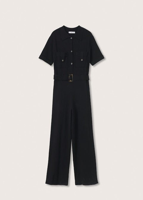 Belt long jumpsuit - Laurel Morgan