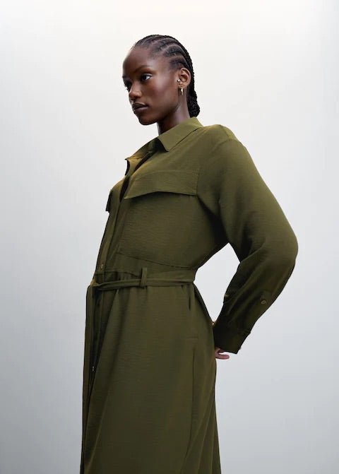 Belt shirt dress - Laurel Morgan