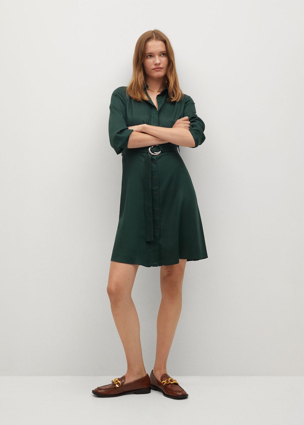 Belt shirt dress - Laurel Morgan