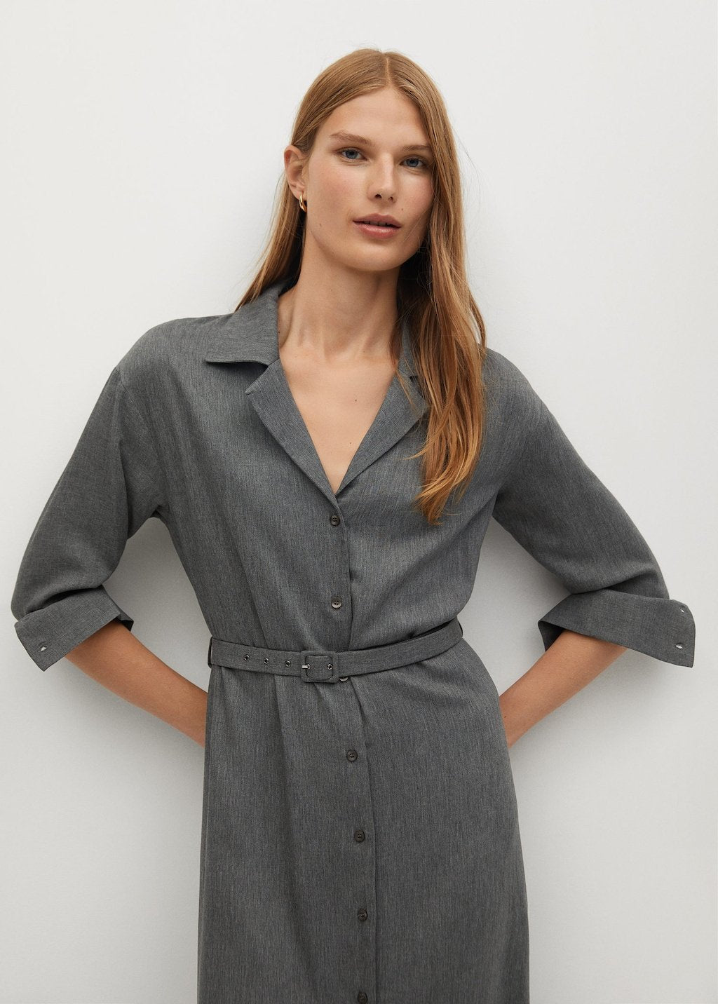 Belt shirt dress - Laurel Morgan