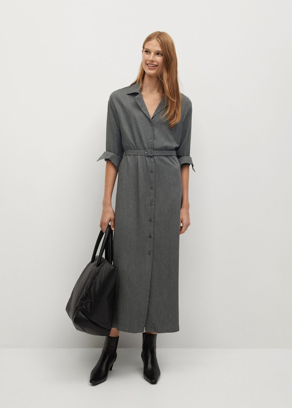 Belt shirt dress - Laurel Morgan