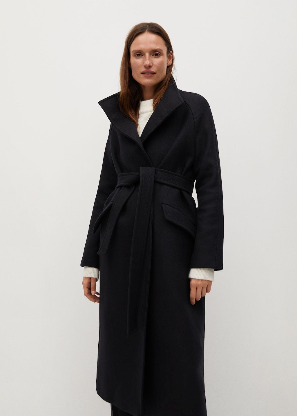 Belted wool coat - Laurel Morgan