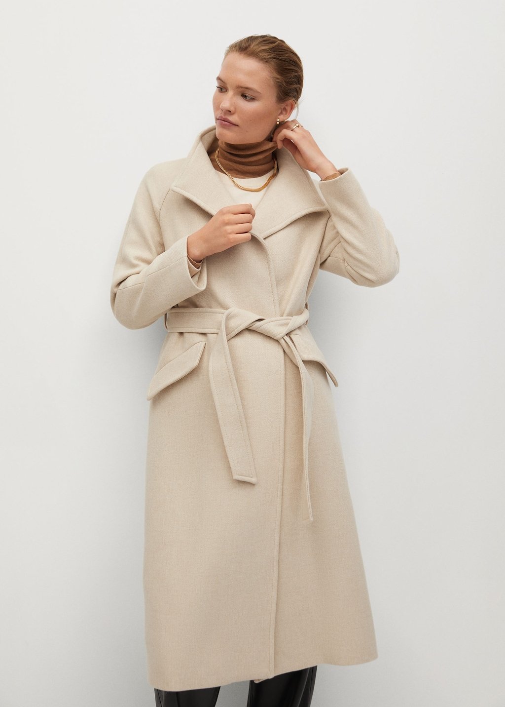 Belted wool coat - Laurel Morgan