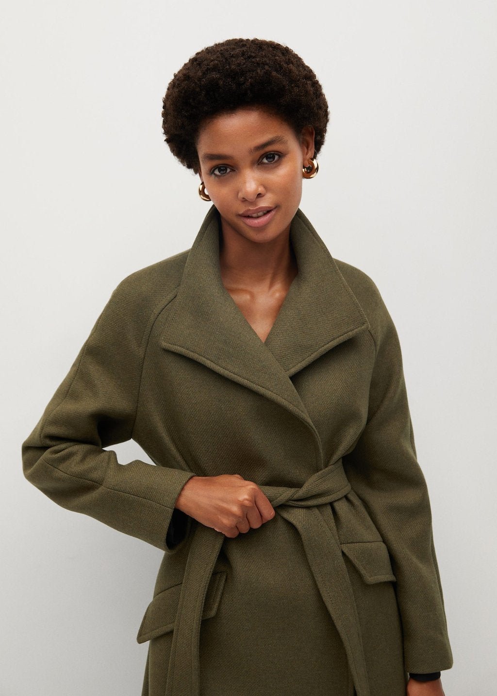 Belted wool coat - Laurel Morgan