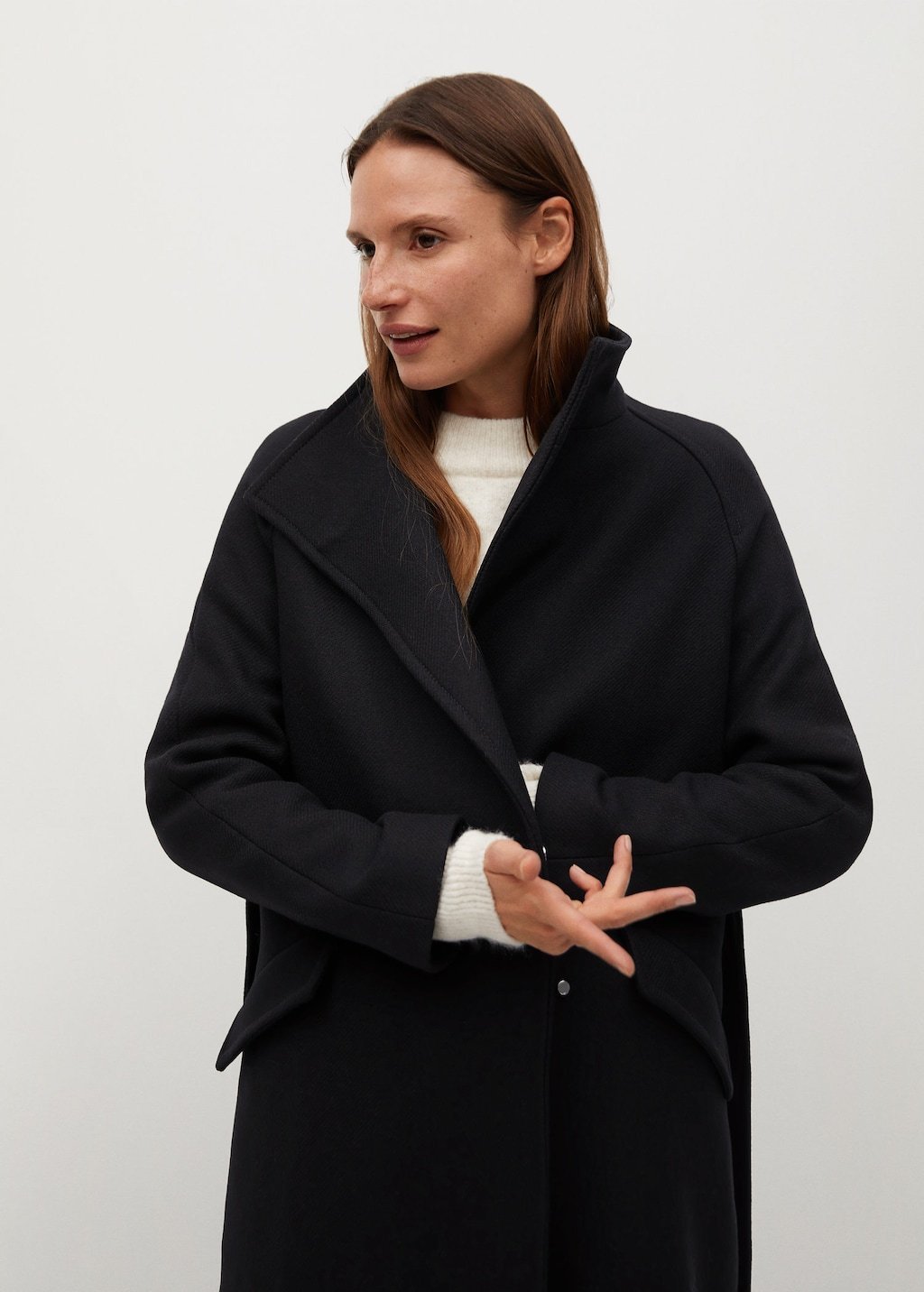 Belted wool coat - Laurel Morgan