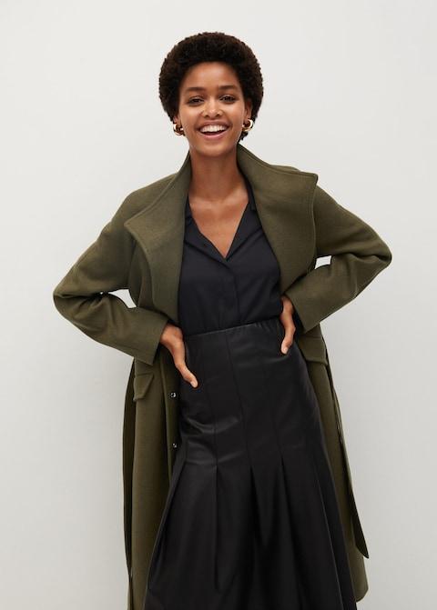 Belted wool coat - Laurel Morgan