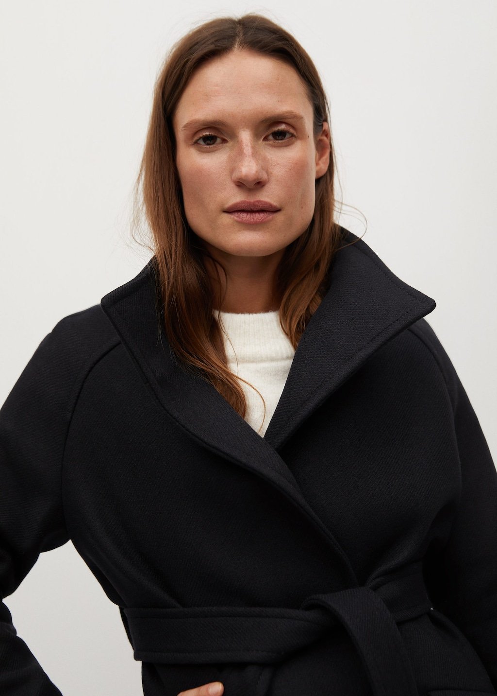 Belted wool coat - Laurel Morgan