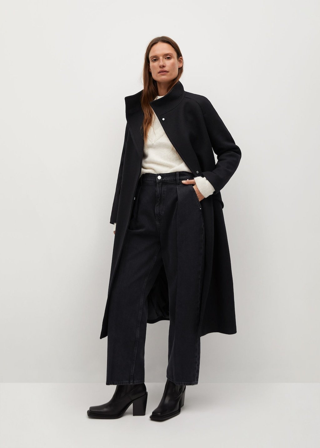 Belted wool coat - Laurel Morgan