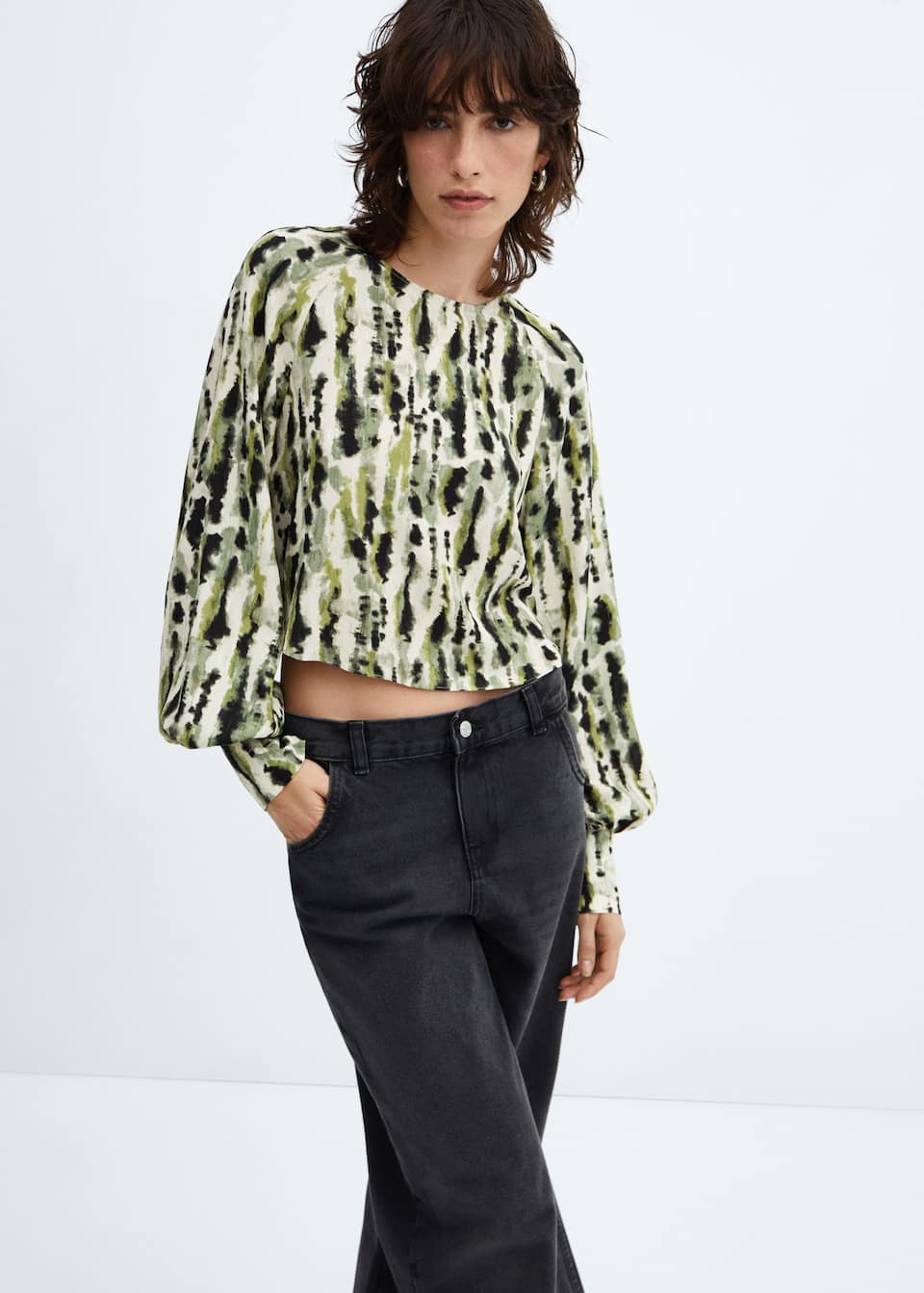 Bow printed blouse - Laurel Morgan