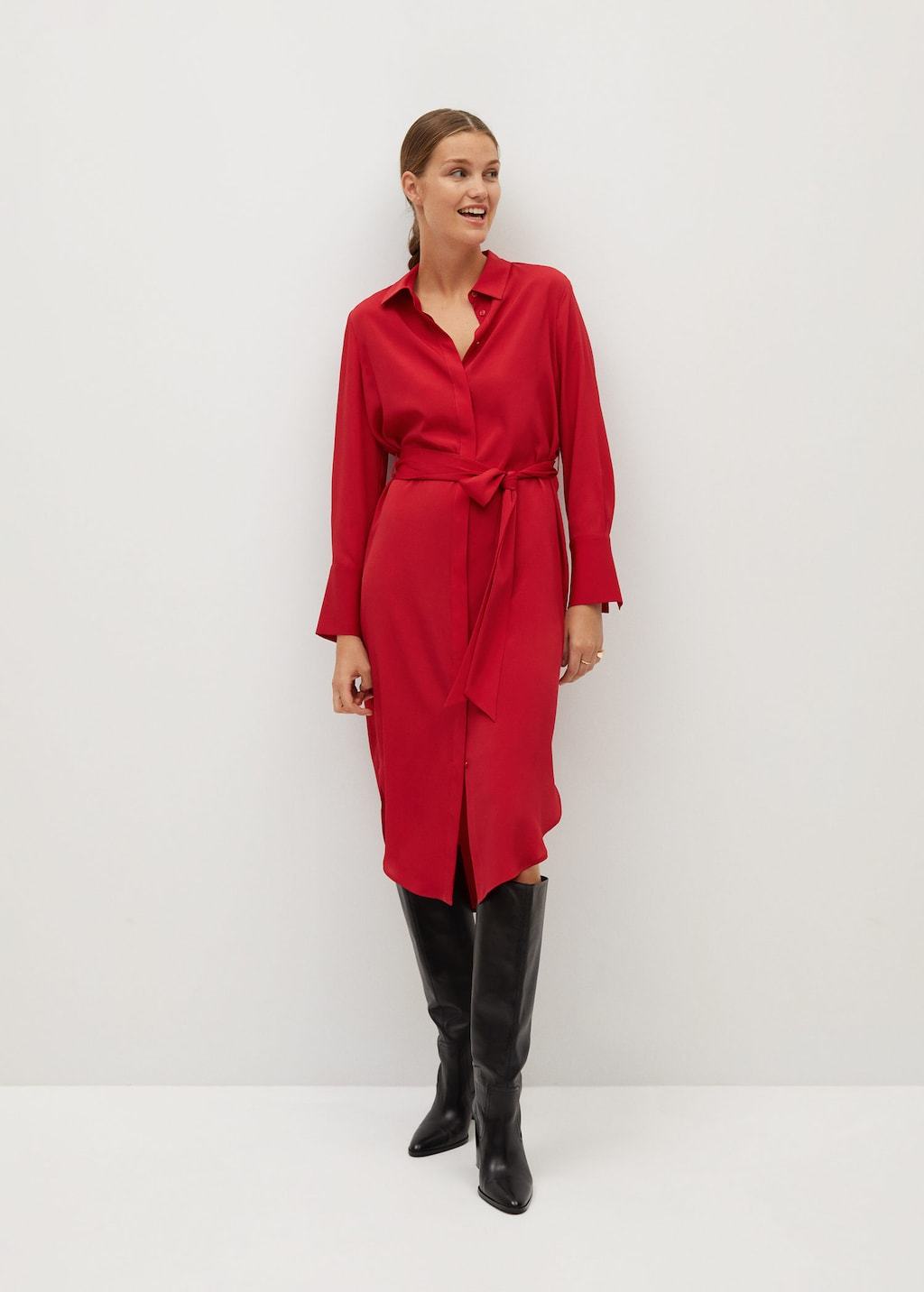 Bow shirt dress - Laurel Morgan