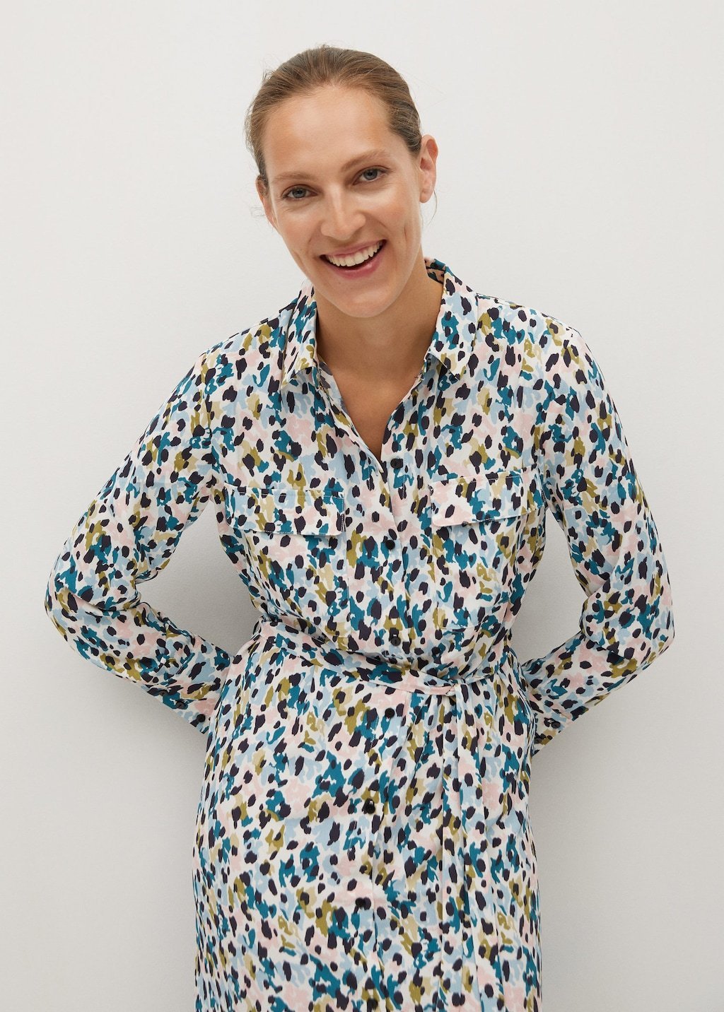 Bow shirt dress - Laurel Morgan