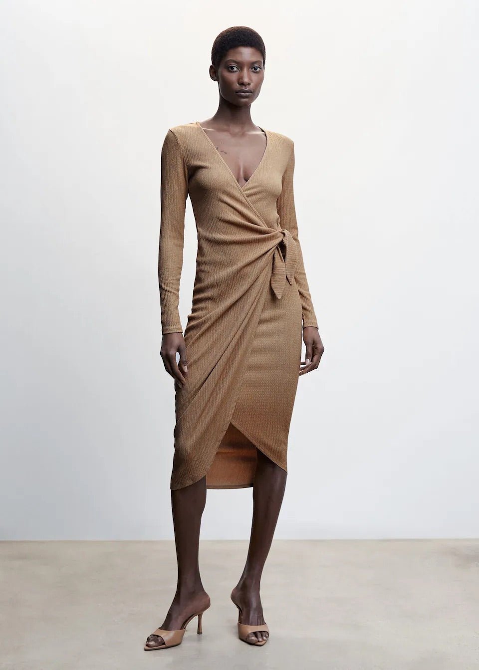 Bow wrap dress - Laurel Morgan