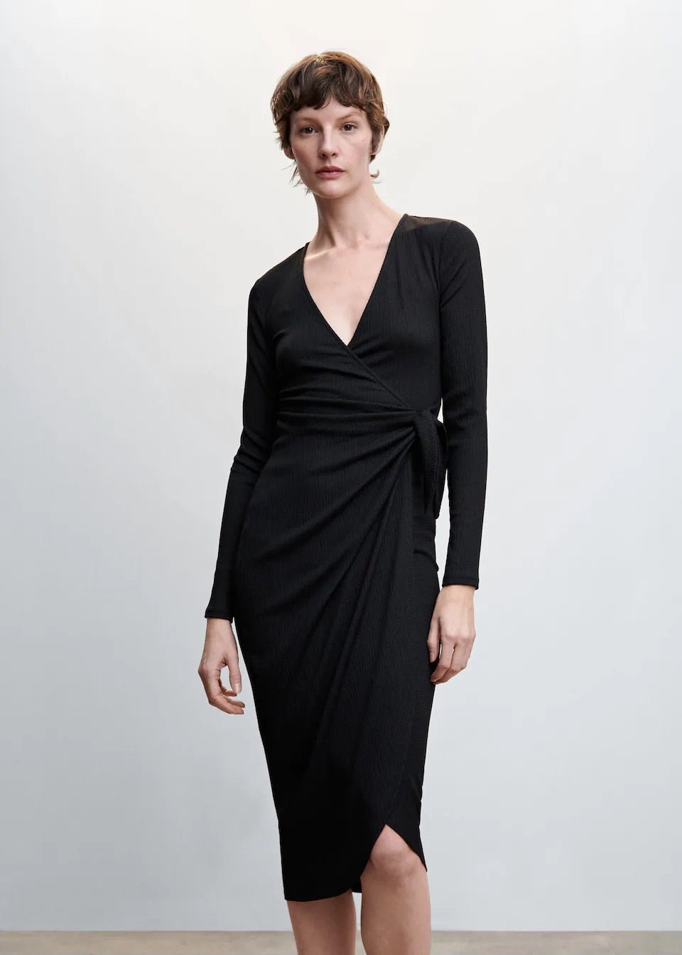 Bow wrap dress - Laurel Morgan