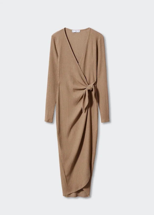 Bow wrap dress - Laurel Morgan