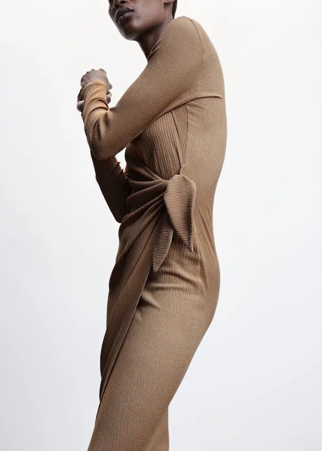 Bow wrap dress - Laurel Morgan