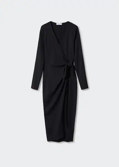 Bow wrap dress - Laurel Morgan