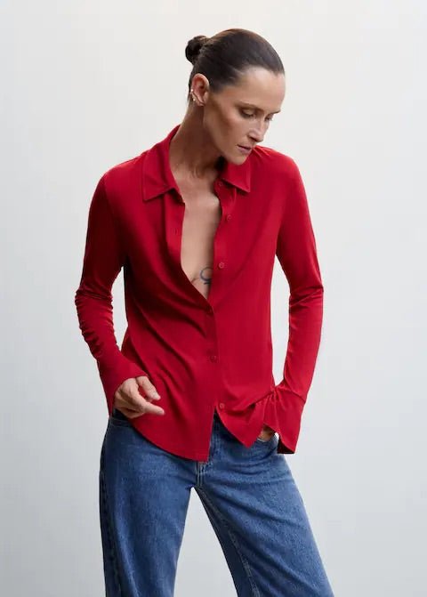 Buttoned flowy shirt - Laurel Morgan