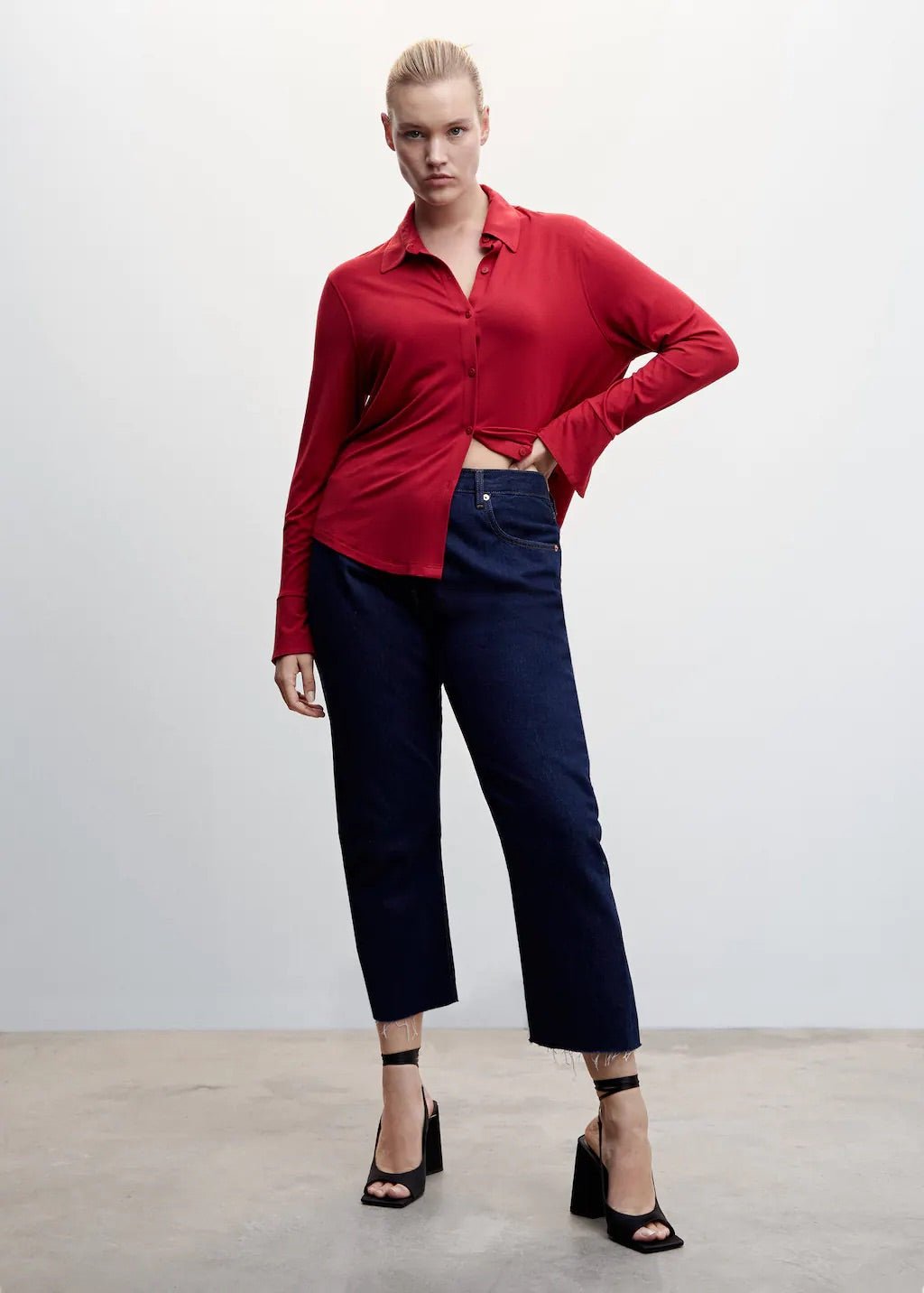 Buttoned flowy shirt - Laurel Morgan