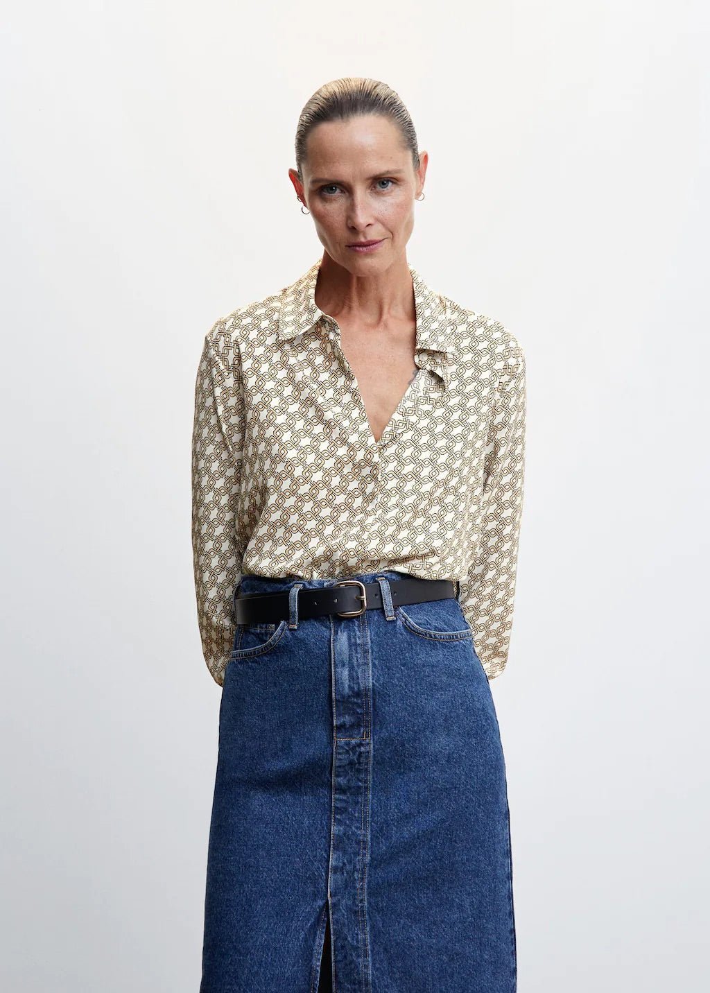 Buttoned flowy shirt - Laurel Morgan