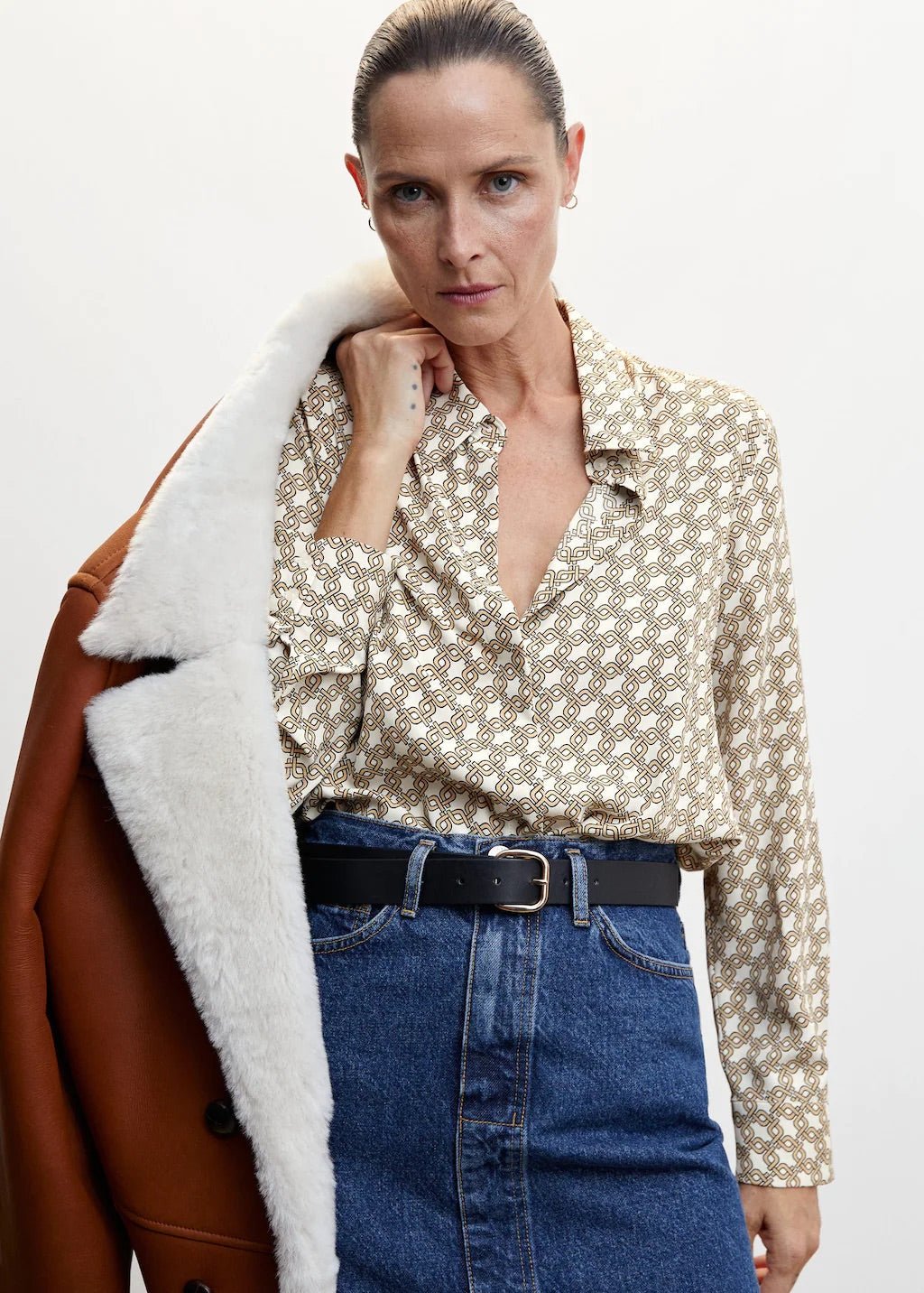 Buttoned flowy shirt - Laurel Morgan