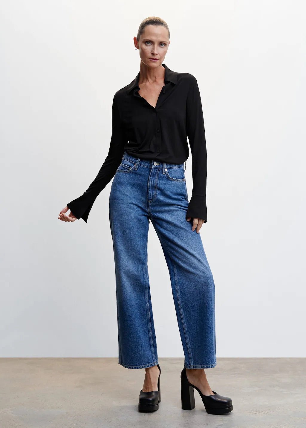 Buttoned flowy shirt - Laurel Morgan